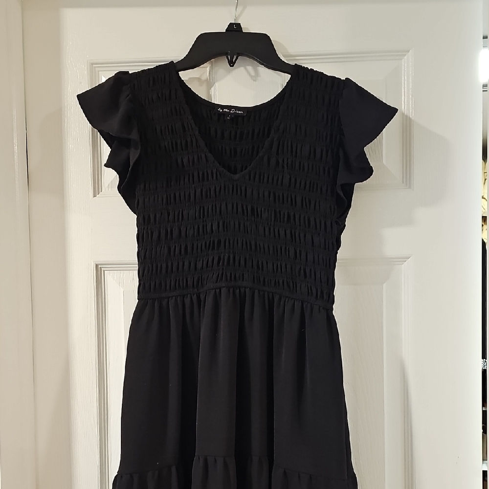 By The River Black Maxi Dress